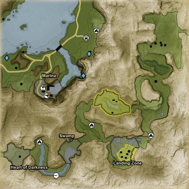 Far Cry 2 map/Bowa Seko - Central sector, Far Cry Wiki