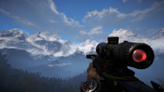 First-person view of the SA-50 in Far Cry 4