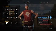 Hurk in Roster menu in Far Cry 5