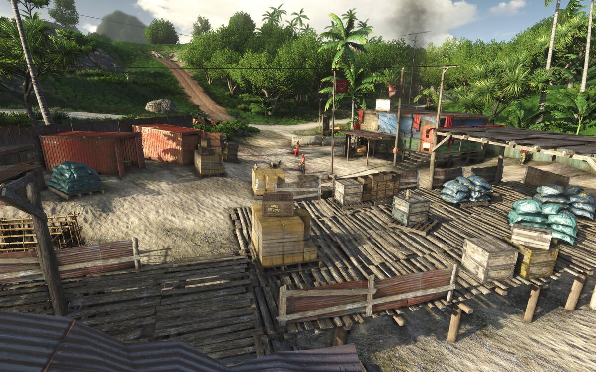 Far Cry 3 лагерь пиратов