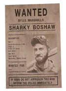 Sharky's Wanted Poster