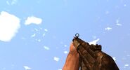A badly rusted MP5 in Far Cry 2