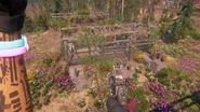 The Zipline will bring you inside the barbed wire area