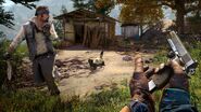Медоед атакует Хёрка на промо-арте Far Cry 4