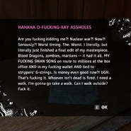 Worst timing. The. Worst.