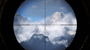 The scope of the SA-50 in Far Cry 4