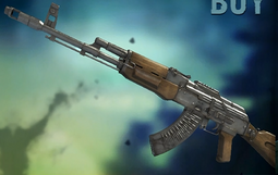 Un AK47 en el menu de compras de FC3