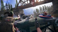 Boatchase with Hurk and Guns for Hire