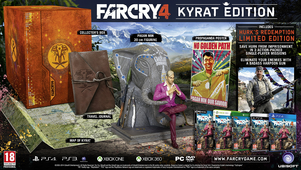 Игра Far Cry 3 + Far Cry 4 (PS3) (rus) б/у