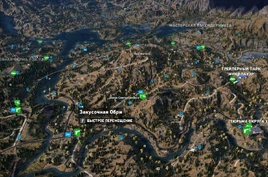 FC5 worldmap Закусочная Обри