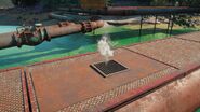 Arming removes the cover