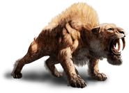 A cut-out of the Sabertooth in Far Cry Primal