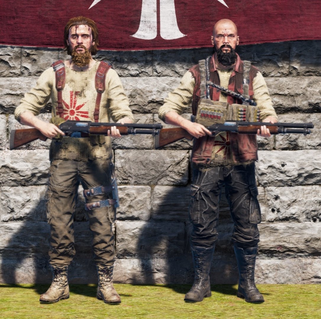 FAR CRY 5 mod outfits cultists variations from trailer\live action