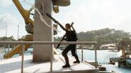 Rosamaría Cuda Firing her Grenade Laucher