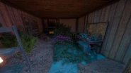 Stash inside the shed