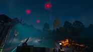 Attack signals start with red flares ...