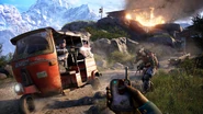 Tuk Tuk appears in Far Cry 4 key art