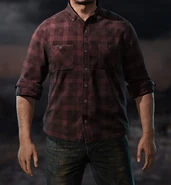 Mauve Checkered Button-Up