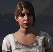 Bun Side Bangs, Brown