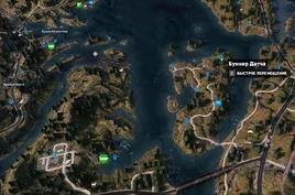 FC5 worldmap Бункер Датча