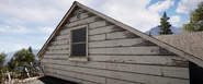Doverspike Compound - Cabin, attic window