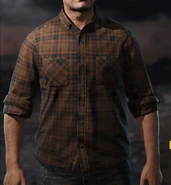 Brown Flannel Button-Up