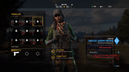 Grace in Roster menu in Far Cry 5