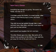 A chosen had to give up technology when joining New Eden