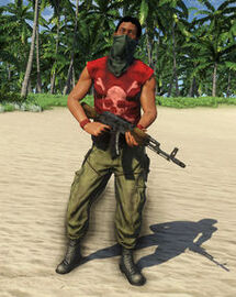 Un pirata con un AK en FC3