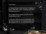 A survivor wants to join New Eden and leaves their stuff behind
