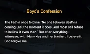Boyd's Confession