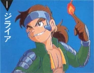 A character introduction screenshot seen on PC Engine FAN