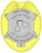 2 threads badge