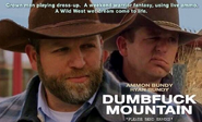 Dildonian parody movie poster meme: "Dumbfuck Mountain" - posted by Latinwolf