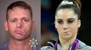Ryan Bundy mugshot paired with unimpressed gymnast image - posted by numbat