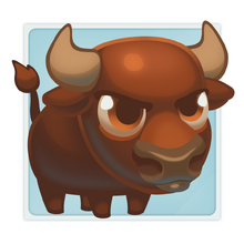 Bull Icon