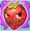 Strawberry grumpy on slime