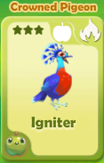 Igniter Crowned Pigeon