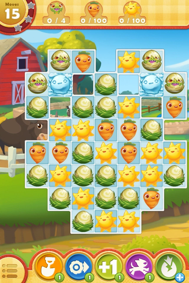 View Farm Heroes Saga Schneebälle Gif