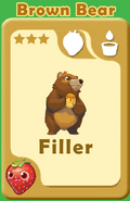 Filler Brown Bear A