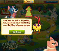 FARM HEROES SAGA BARRAS DE OURO - GOLD BARS - GCM Games - Gift