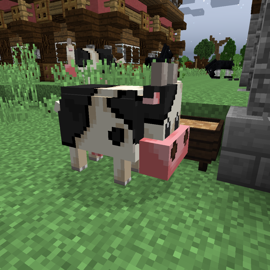 minecraft cow farm