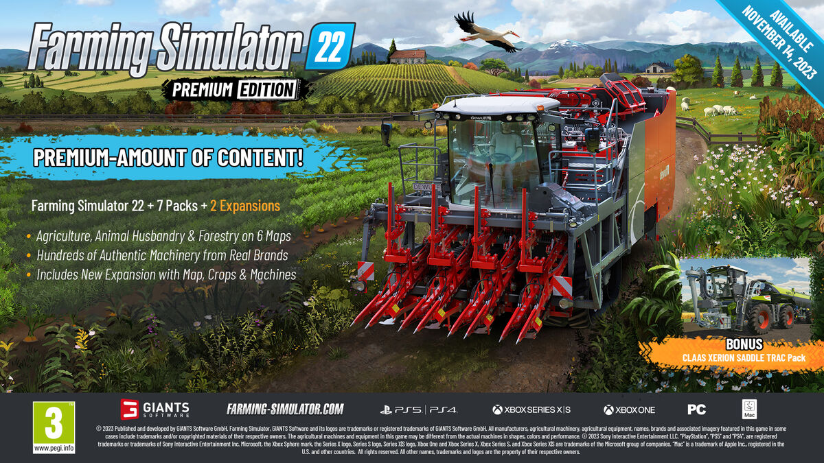 Farming Simulator 22 To Receive Premium Edition This Fall