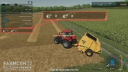 Case IH Maxxum CVX 115 with Vermeer 605N. Notice the bullet counter marked red