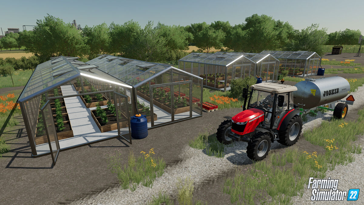 RANCH SIM - HOW TO BUILD A GREENHOUSE AND GROW CROPS 