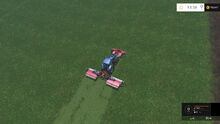 Mowing with Triple Headers FS15