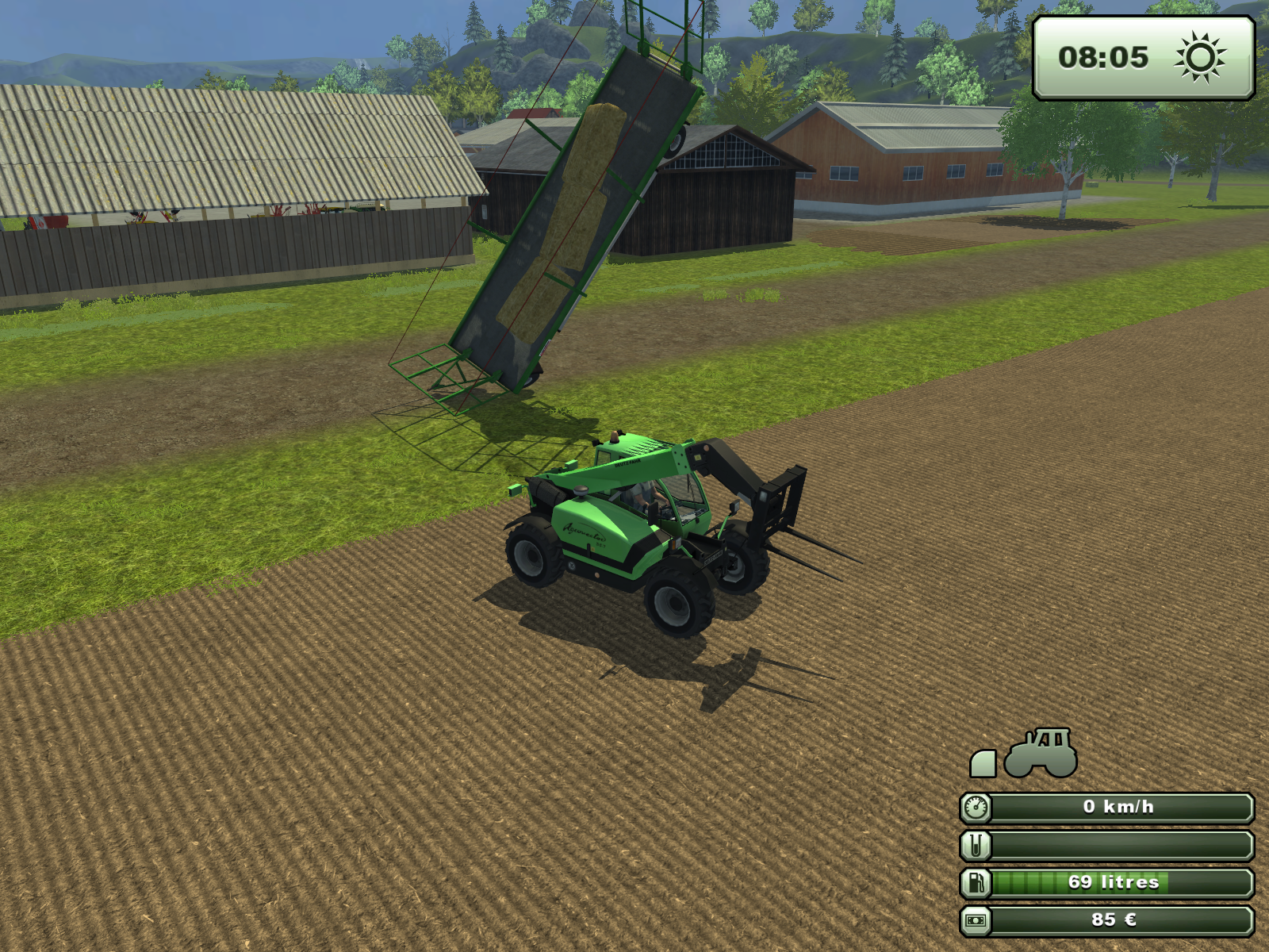 how to bale hay farming simulator 2014