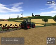 Fendt 716 Vario Plowing