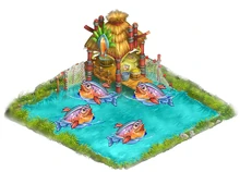 Yard fish pond
