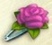 Épingle à cheveux ornée d'une rose rose.png